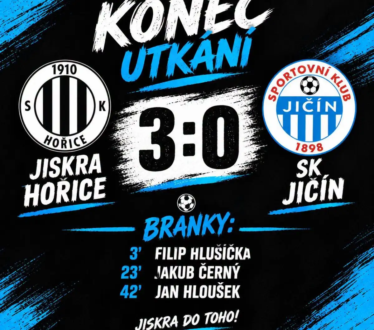 Hořice  - Jičín 3:0