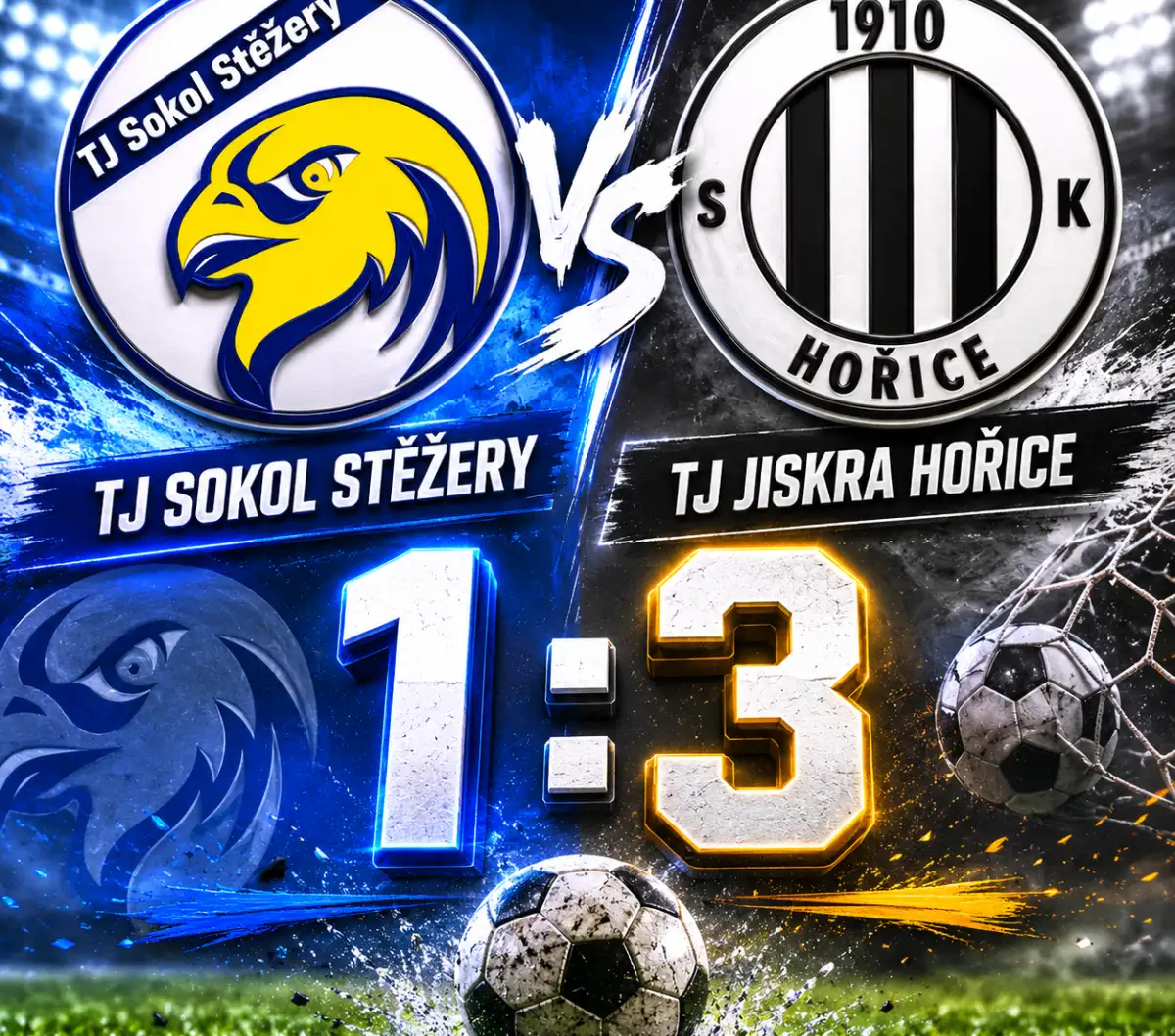 Stěžery - Hořice 1:3