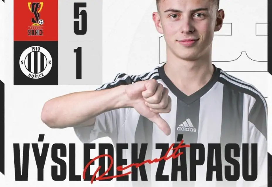 SK Solnice : TJ Jiskra Hořice 5:1 (4:0)