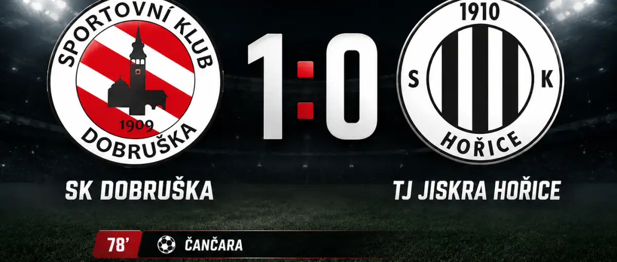 Dobruška - Hořice 1:0