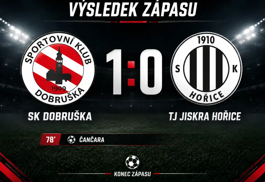 Dobruška - Hořice 1:0