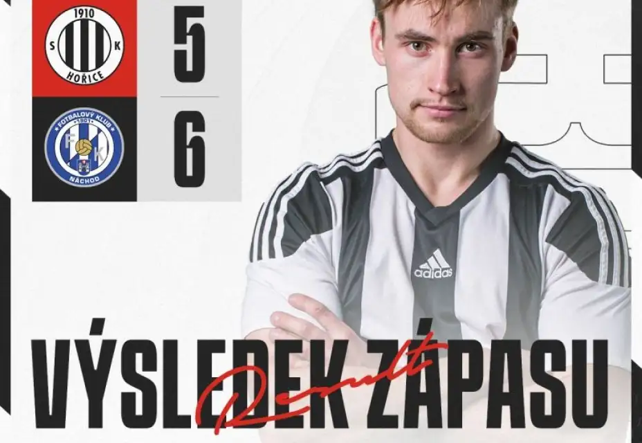 TJ Jiskra Hořice : FK Náchod 5:6 (3:1)